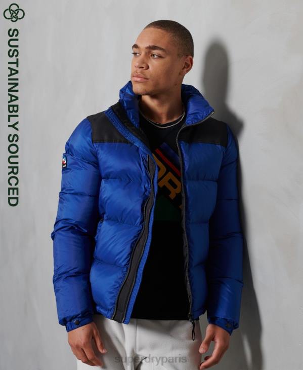 Superdry Hommes doudoune sportstyle code D64Z1178 vêtements bleu