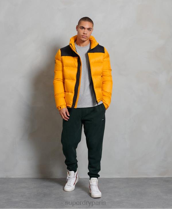 Superdry Hommes doudoune sportstyle code D64Z4507 vêtements jaune
