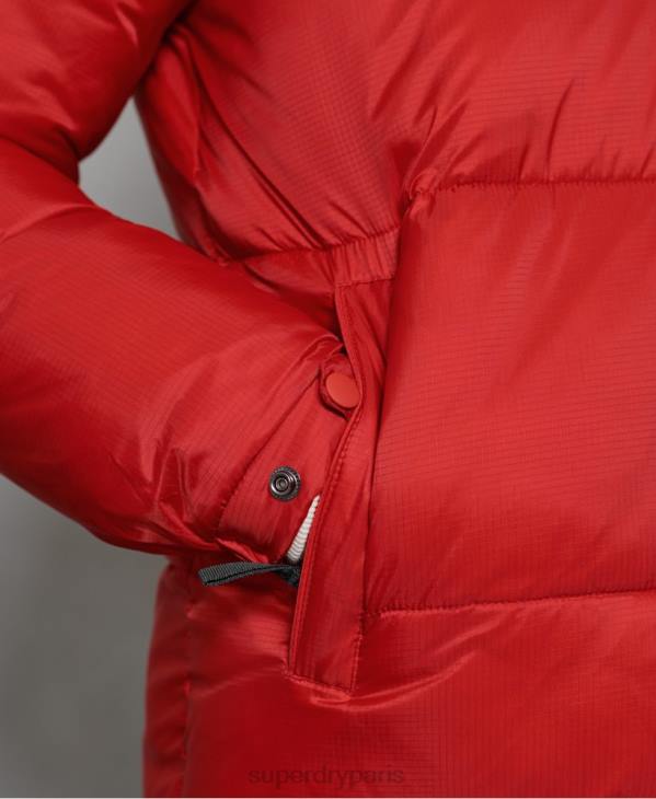 Superdry Hommes doudoune stratus D64Z4789 vêtements rouge