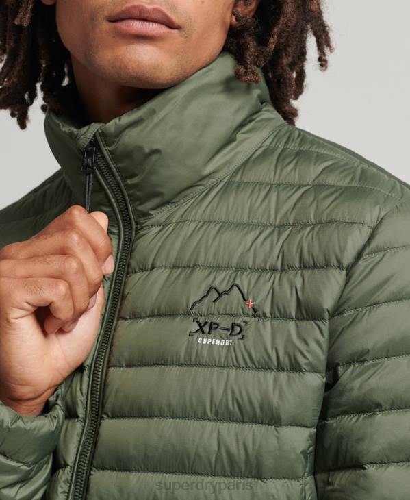 Superdry Hommes doudoune tech core D64Z4504 vêtements kaki