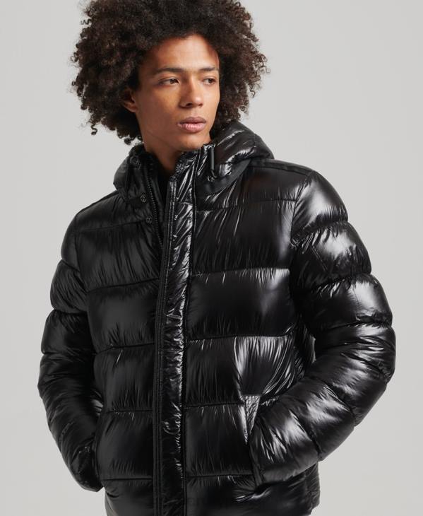 Superdry Hommes doudoune xpd sports luxe D64Z4682 vêtements noir