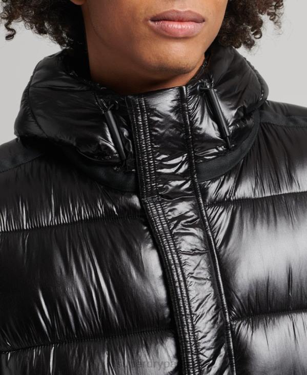 Superdry Hommes doudoune xpd sports luxe D64Z4682 vêtements noir