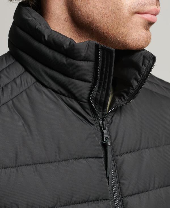 Superdry Hommes gilet studios fuji D64Z4651 vêtements noir