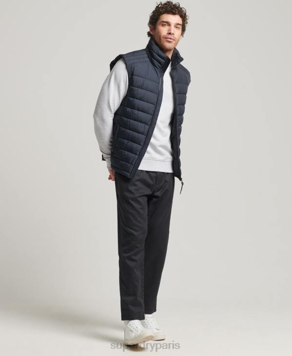 Superdry Hommes gilet studios fuji D64Z4690 vêtements marine