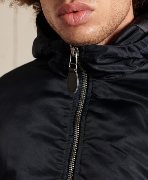 Superdry Hommes ma1 veste bomber à capuche D64Z4658 vêtements marine