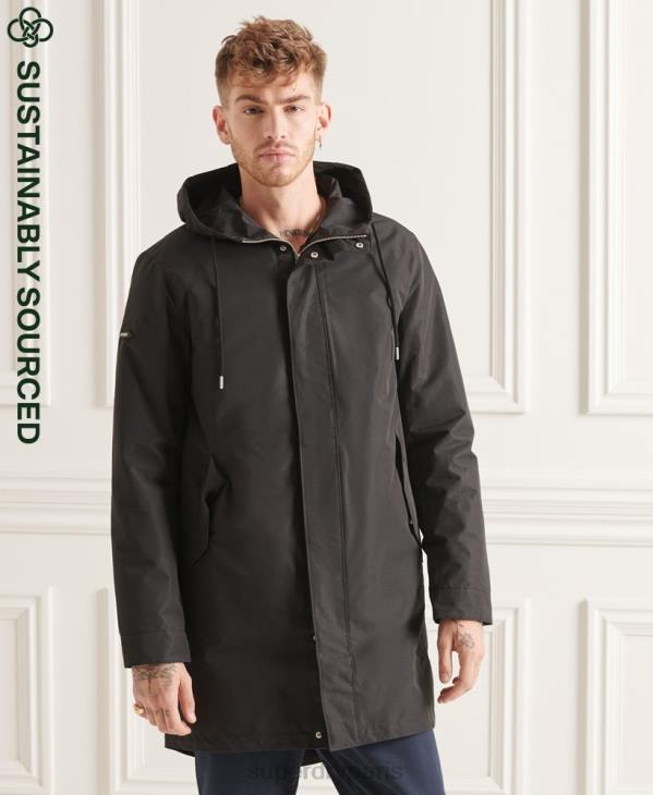 Superdry Hommes parka 3-en-1 à queue de poisson studios D64Z4660 vêtements noir