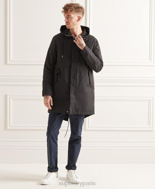 Superdry Hommes parka 3-en-1 à queue de poisson studios D64Z4660 vêtements noir