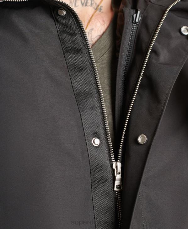 Superdry Hommes parka 3-en-1 à queue de poisson studios D64Z4660 vêtements noir