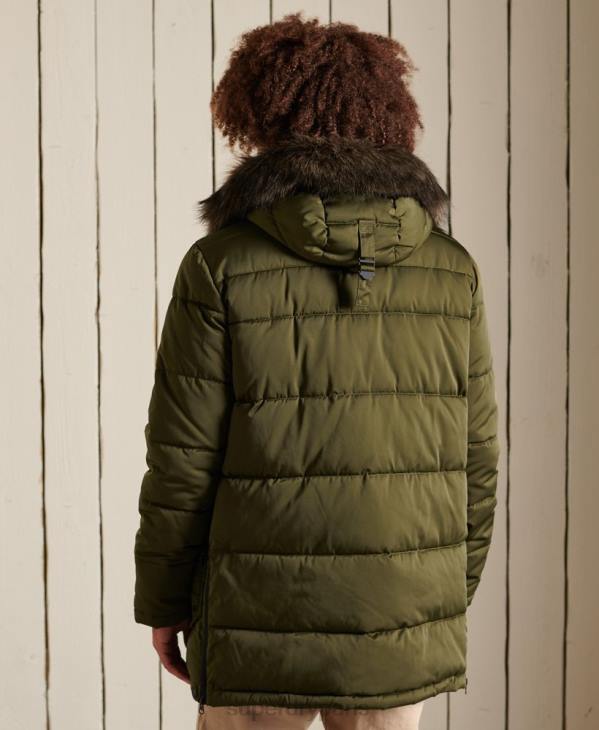 Superdry Hommes parka chinook D64Z4538 vêtements vert
