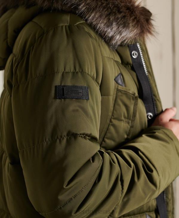 Superdry Hommes parka chinook D64Z4538 vêtements vert