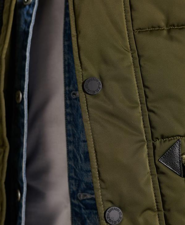 Superdry Hommes parka chinook D64Z4538 vêtements vert