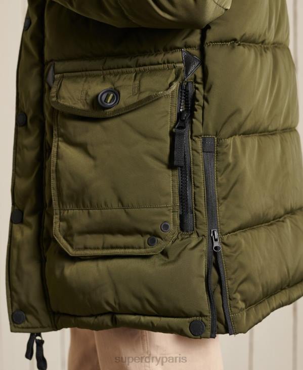 Superdry Hommes parka chinook D64Z4538 vêtements vert