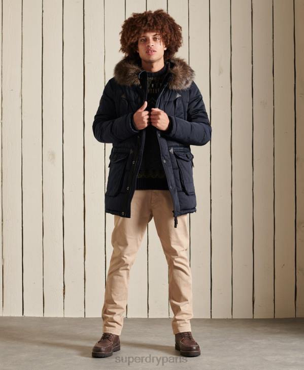 Superdry Hommes parka chinook D64Z4618 vêtements marine