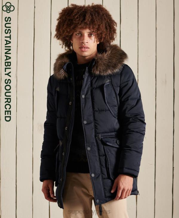 Superdry Hommes parka chinook D64Z4618 vêtements marine
