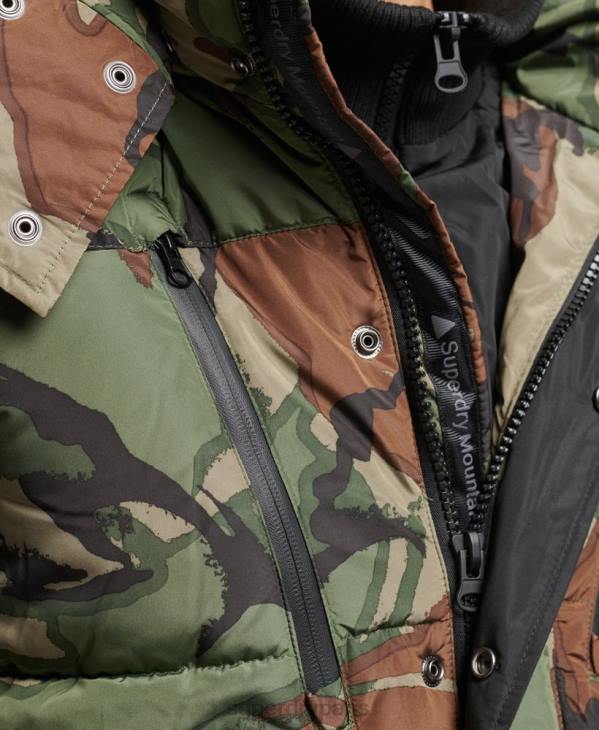 Superdry Hommes parka d'expédition sd D64Z4775 vêtements vert