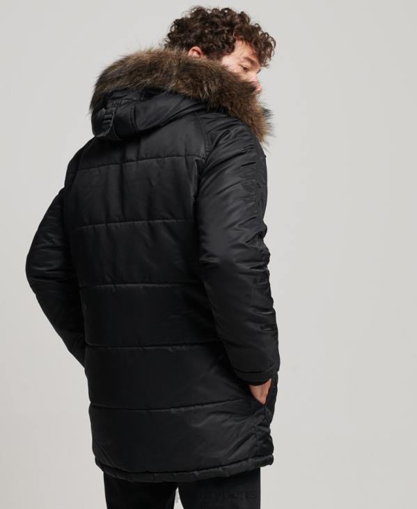 Superdry Hommes parka en chinook D64Z4447 vêtements gris foncé