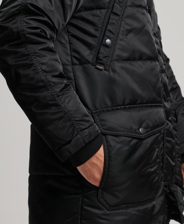 Superdry Hommes parka en chinook D64Z4447 vêtements gris foncé
