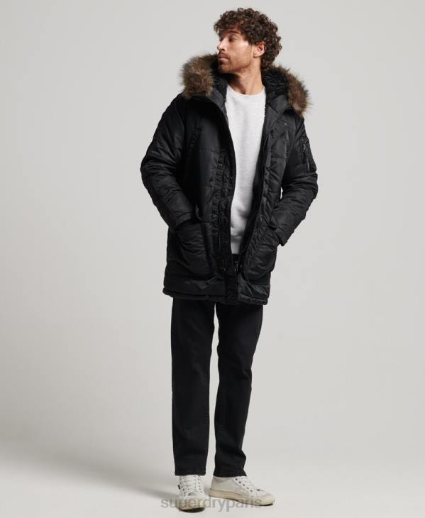 Superdry Hommes parka en chinook D64Z4447 vêtements gris foncé