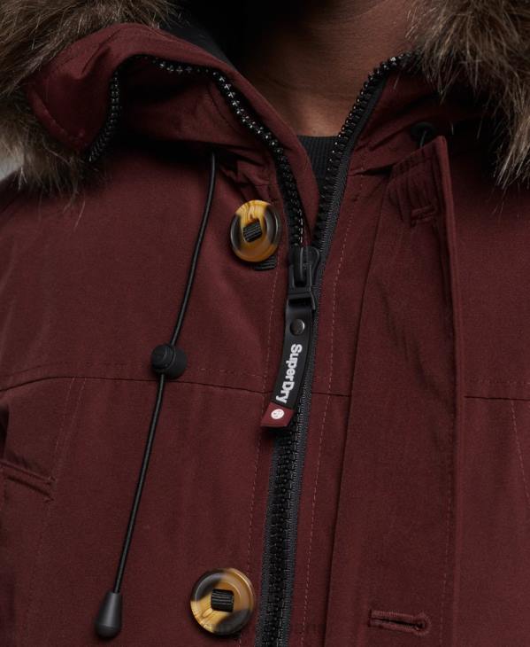 Superdry Hommes parka en duvet rookie D64Z1185 vêtements violet