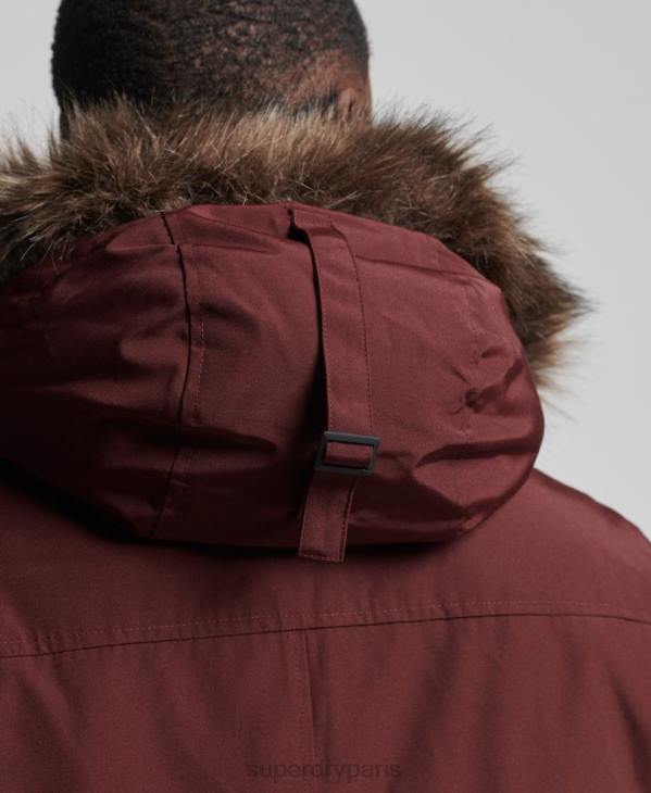 Superdry Hommes parka en duvet rookie D64Z1185 vêtements violet
