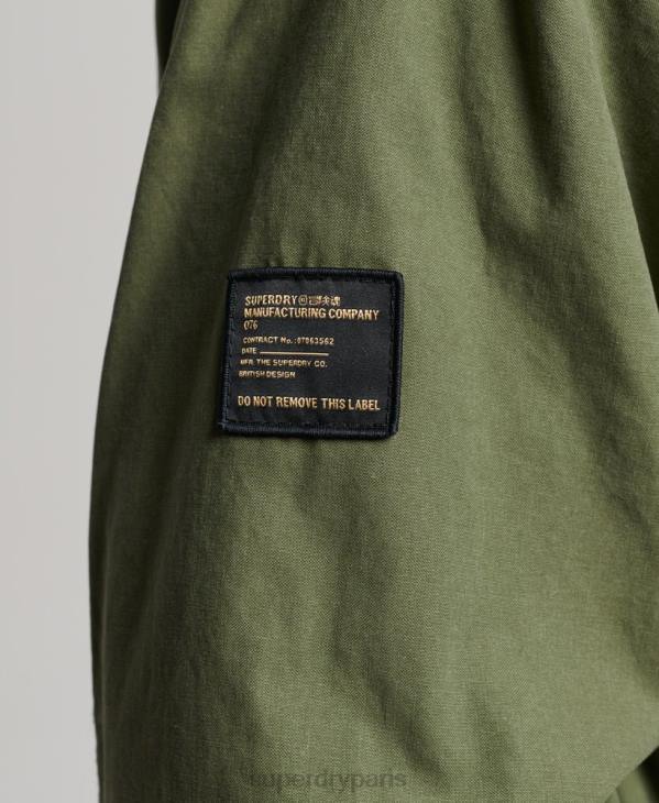 Superdry Hommes parka militaire en queue de poisson D64Z4517 vêtements kaki