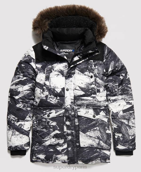 Superdry Hommes parka sd explorer D64Z4717 vêtements gris