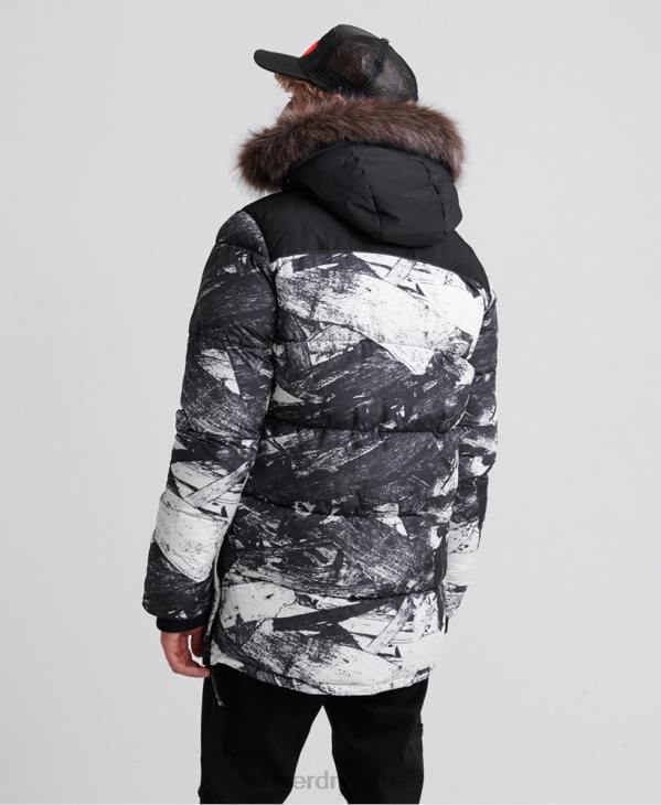 Superdry Hommes parka sd explorer D64Z4717 vêtements gris