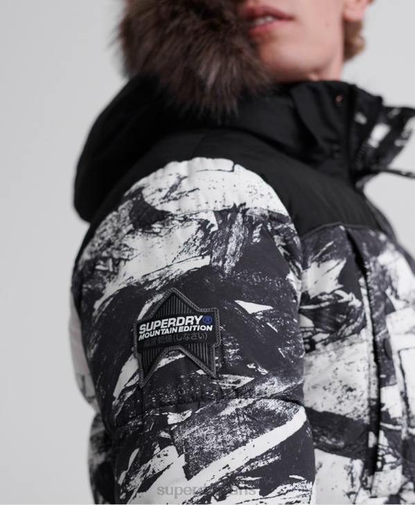 Superdry Hommes parka sd explorer D64Z4717 vêtements gris