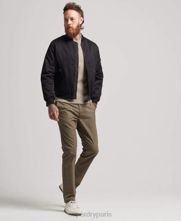 Superdry Hommes studios ma1 bombardier D64Z1142 vêtements noir