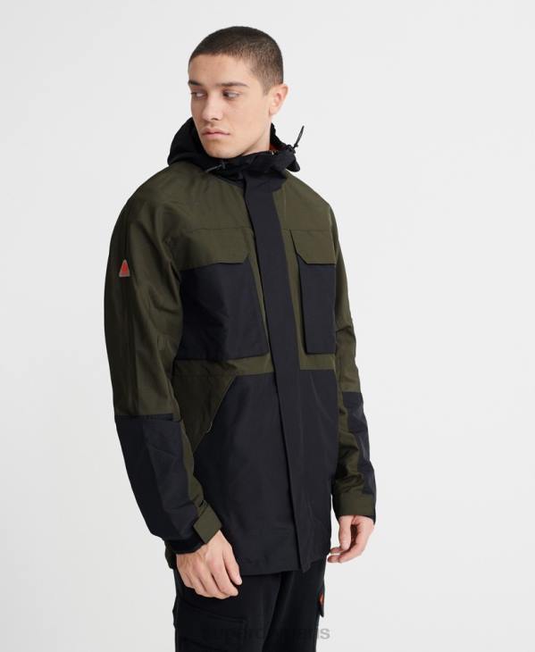 Superdry Hommes veste 5 poches desert alchemy D64Z1198 vêtements vert