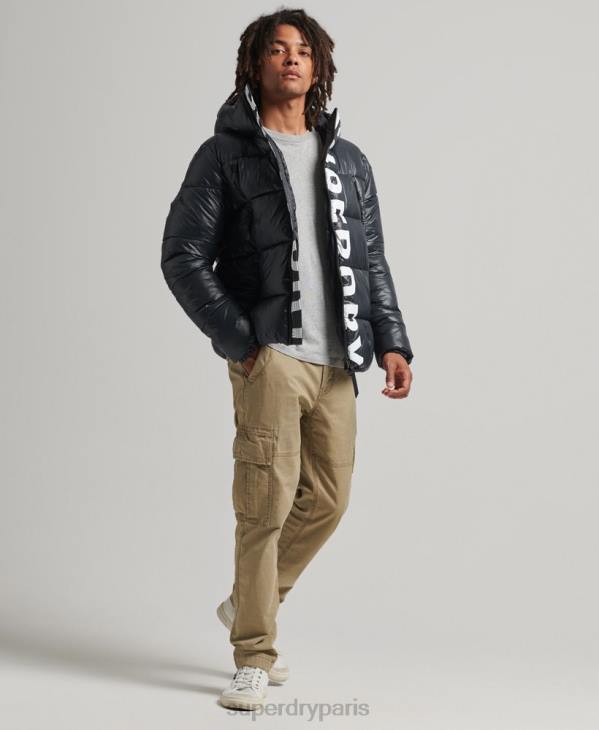 Superdry Hommes veste alpine à capuche de montagne D64Z4581 vêtements marine