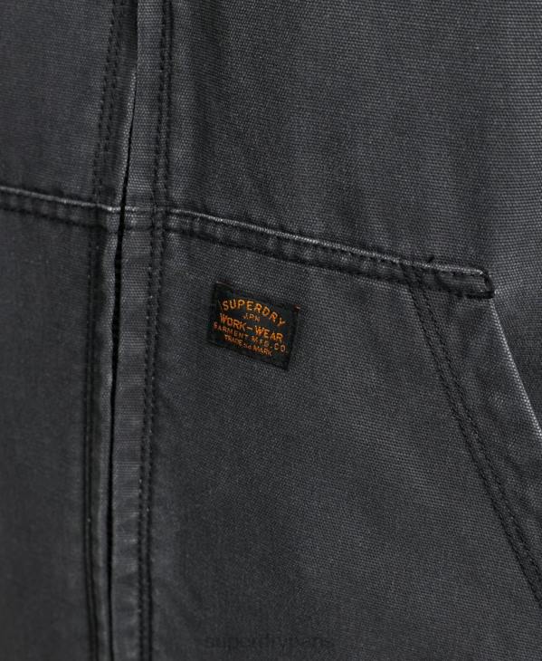 Superdry Hommes veste bomber à capuche D64Z1067 vêtements brun