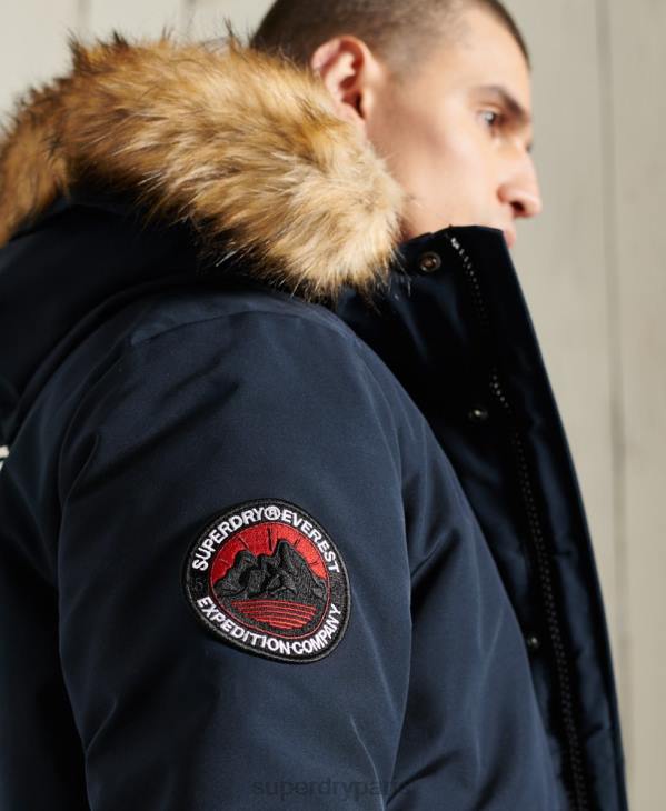 Superdry Hommes veste bomber everest D64Z1085 vêtements marine
