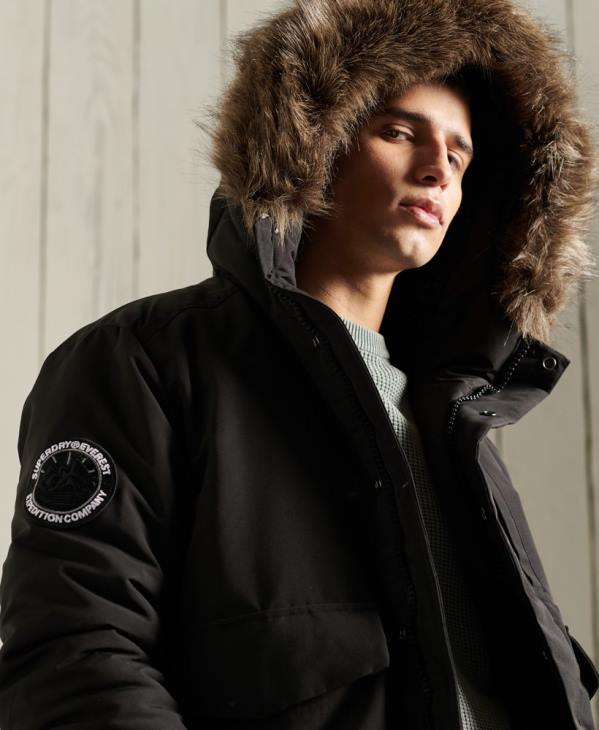 Superdry Hommes veste bomber everest D64Z1120 vêtements noir