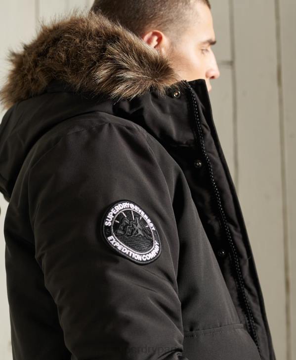Superdry Hommes veste bomber everest D64Z1120 vêtements noir