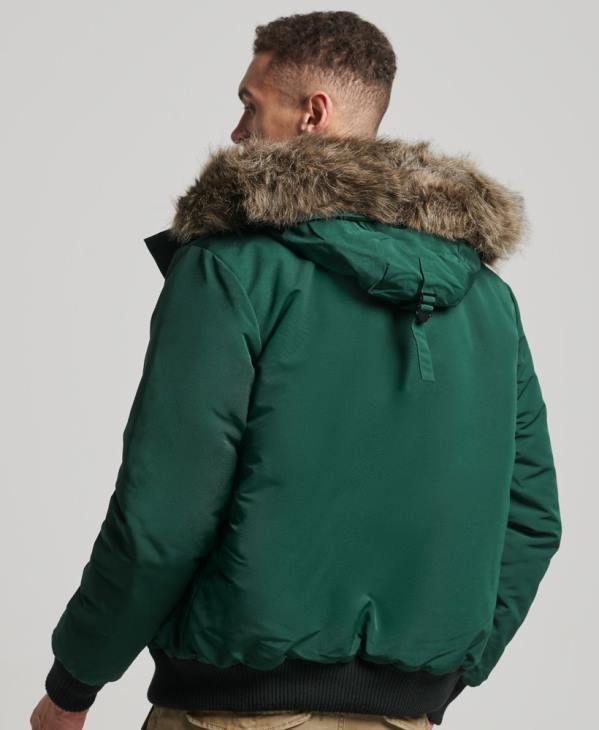 Superdry Hommes veste bomber everest D64Z1168 vêtements vert