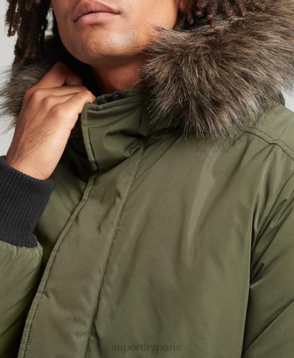 Superdry Hommes veste bomber everest D64Z4452 vêtements kaki