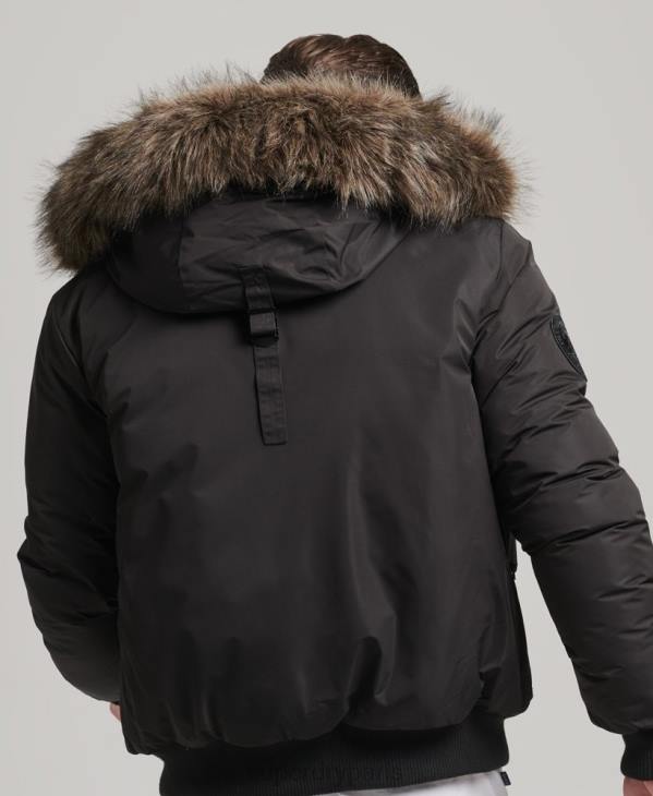 Superdry Hommes veste bomber everest D64Z4503 vêtements gris foncé