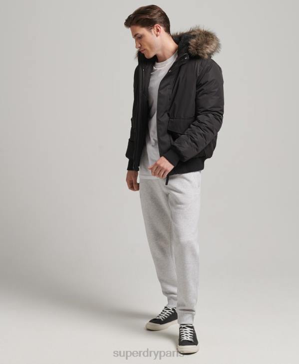 Superdry Hommes veste bomber everest D64Z4503 vêtements gris foncé