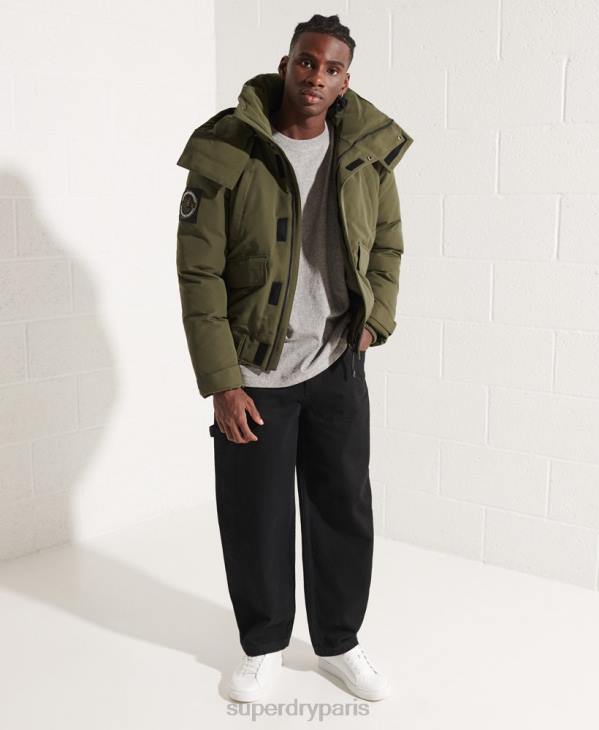 Superdry Hommes veste bomber everest D64Z4518 vêtements kaki