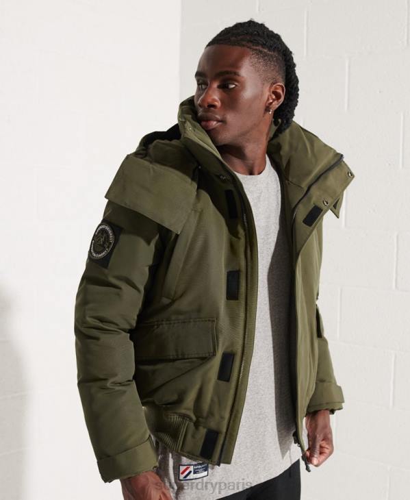 Superdry Hommes veste bomber everest D64Z4518 vêtements kaki