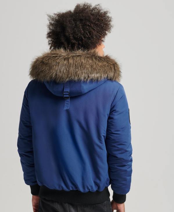 Superdry Hommes veste bomber everest D64Z4565 vêtements marine