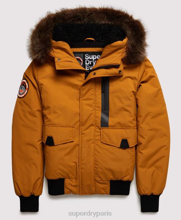 Superdry Hommes veste bomber everest D64Z4604 vêtements jaune