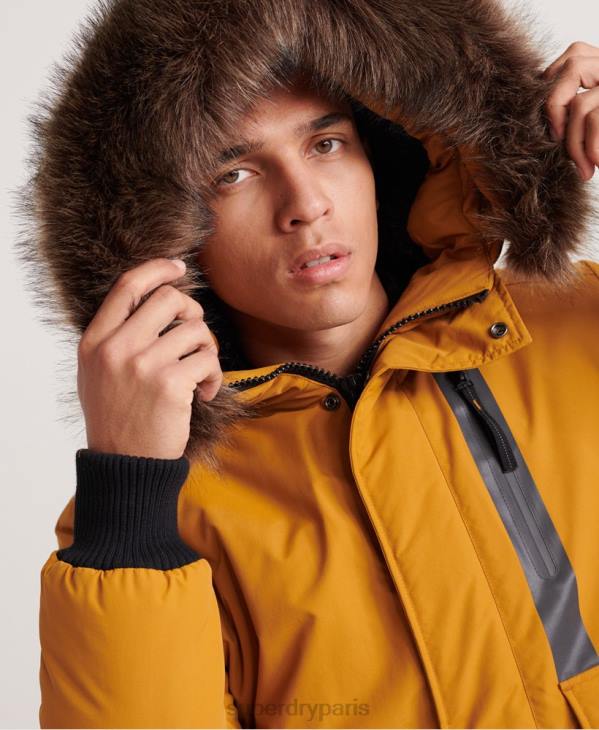 Superdry Hommes veste bomber everest D64Z4604 vêtements jaune