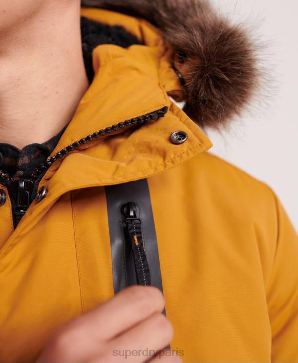 Superdry Hommes veste bomber everest D64Z4604 vêtements jaune