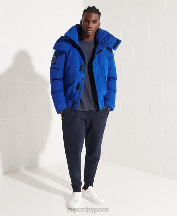 Superdry Hommes veste bomber everest D64Z4615 vêtements bleu
