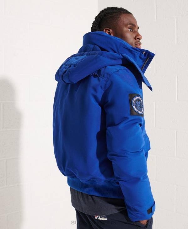 Superdry Hommes veste bomber everest D64Z4615 vêtements bleu