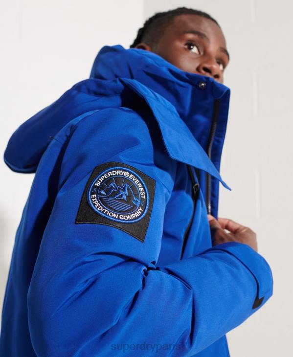 Superdry Hommes veste bomber everest D64Z4615 vêtements bleu