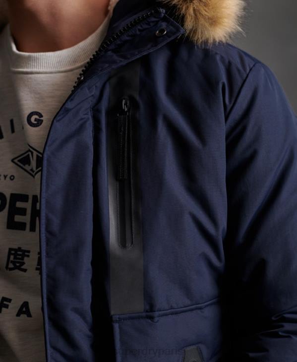 Superdry Hommes veste bomber everest D64Z4646 vêtements marine