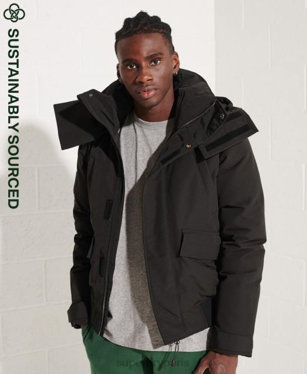 Superdry Hommes veste bomber everest D64Z4653 vêtements noir